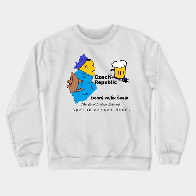 A funny map of Czech Republic. Crewneck Sweatshirt by percivalrussell